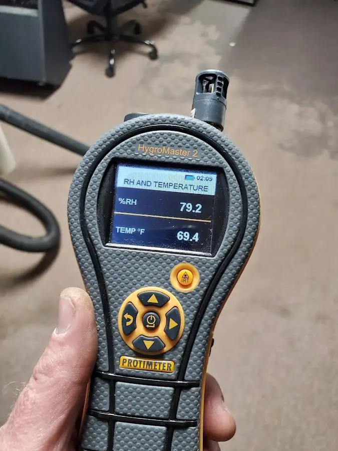 Moisture meter humidity assessment for Fire & Smoke Damage Restoration in Lackawanna